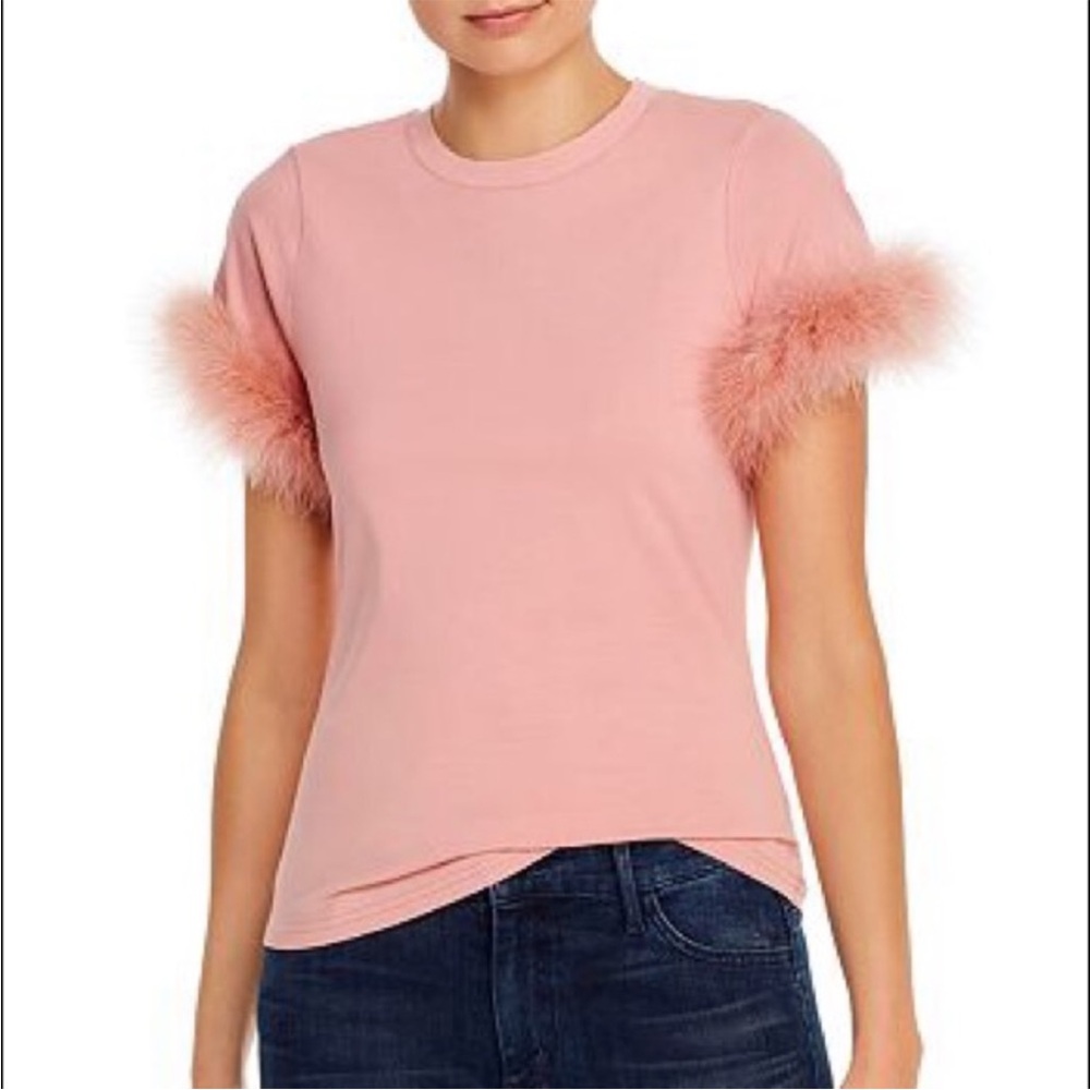 Cinq à Sept Zoie Feather-Trimmed Top